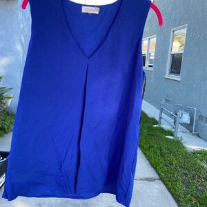 Calvin Klein Royal Blue V-Neck Tank Top